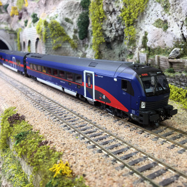 Coffret 7 voitures Nightjet, ÖBB, Digital Sonore, Ep VI - ROCO 5510004 - HO 1/87