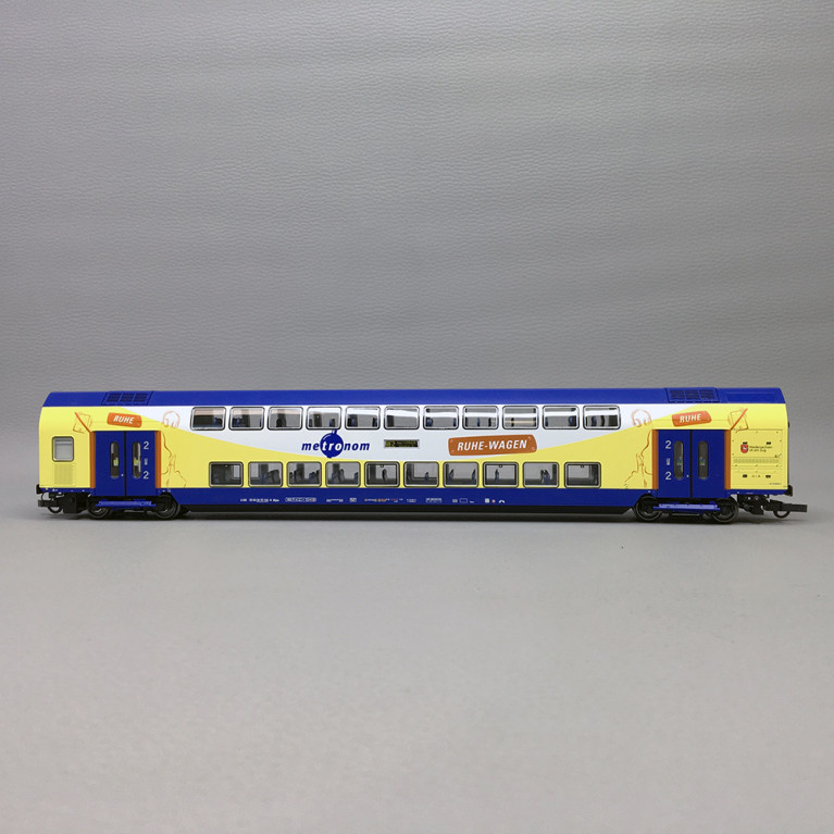 Voiture à deux étages, type DBpza, 2nd CL, Metronom, Ep. VI - ROCO 6200107 - HO 1/87