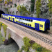 2 voitures à deux étages, type DBpza, 2nd CL, Metronom, Ep. VI - ROCO 6200106 - HO 1/87