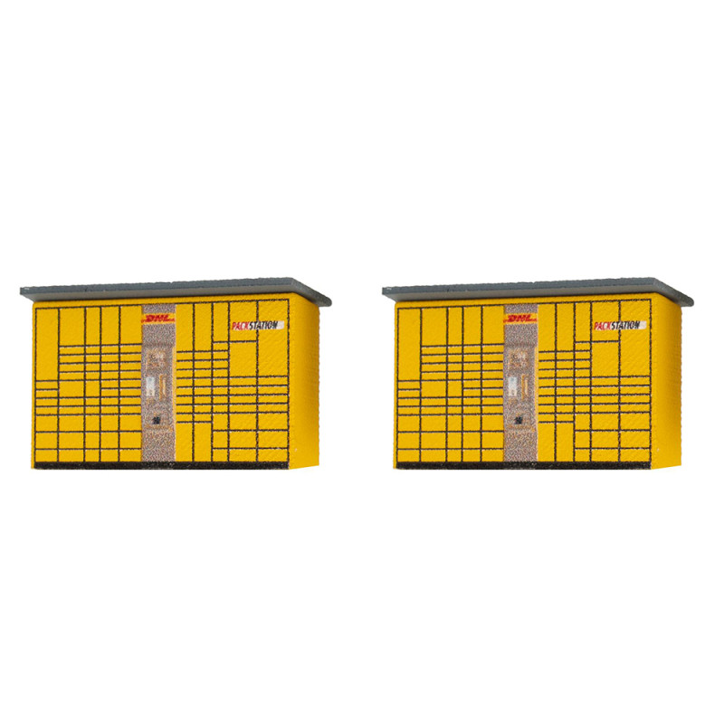 Stations d'emballage DHL - Faller 272921 - N 1/160