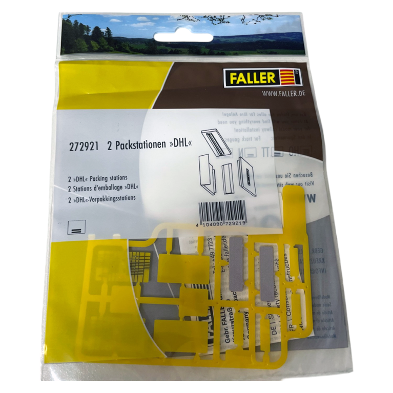 Stations d'emballage DHL - Faller 272921 - N 1/160