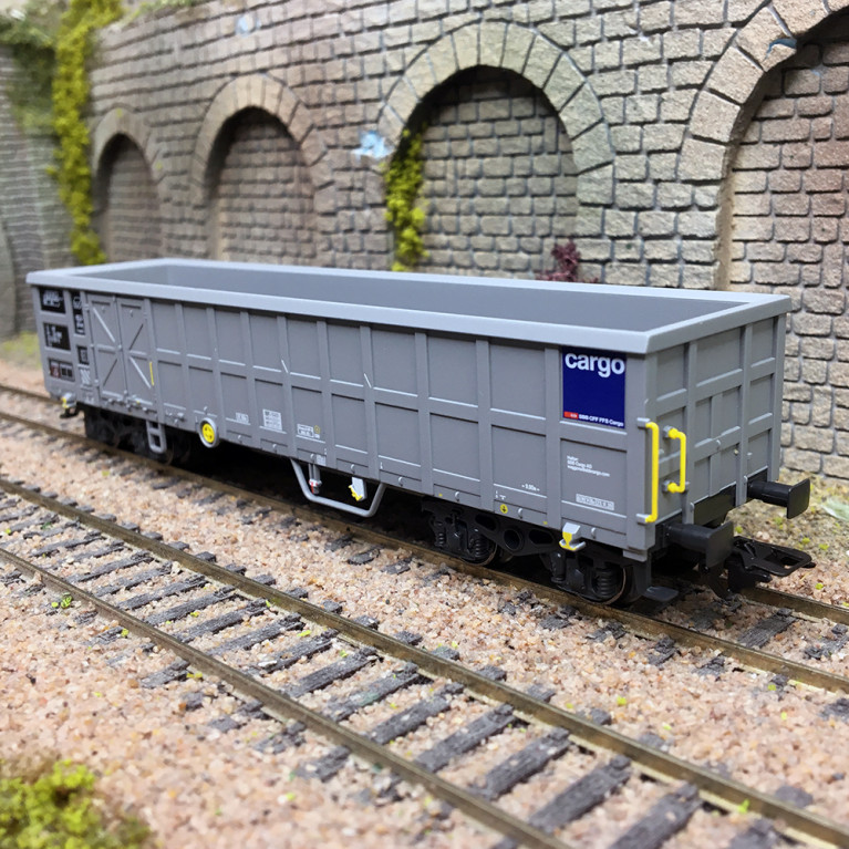 Wagon tombereau à parois hautes de type Fas, SBB, Ep. VI - MARKLIN 46890 - HO 1/87
