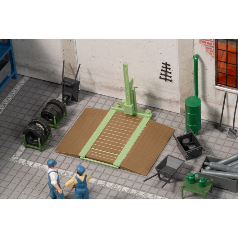 Equipement d'atelier de réparation automobile - Auhagen 41682 - HO 1/87