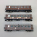 3 voitures voyageurs type B4ip/s "Ötscherbär", NOVOG, voie étroite, Ep VI - ROCO 6240002 - HOe 1/87