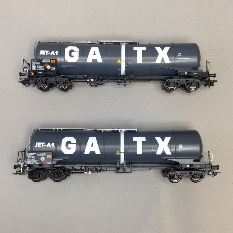 6 wagons-citernes Zans GATX Rail, Ep. VI - MARKLIN 47546 - HO 1/87