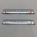 2 Voitures CORAIL VTU 1Cl + 2Cl, SNCF, livrée Nouvelle déco - AZAR MODELS V01CPP1 - Z 1/220