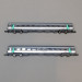 2 Voitures CORAIL VTU 2Cl, SNCF, livrée Nouvelle déco - AZAR MODELS V01CPP2 - Z 1/220