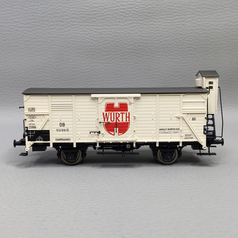 Wagon couvert G10 "Würth" DB, Ep. III - BRAWA 50954 - HO 1/87