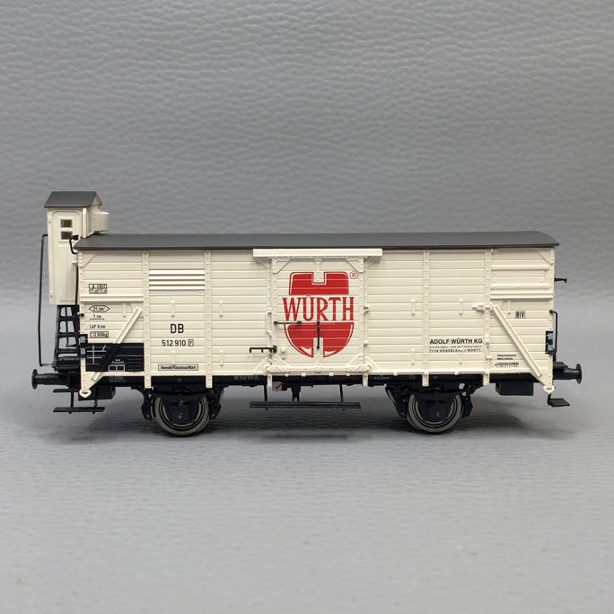 Wagon couvert G10 "Würth" DB, Ep. III - BRAWA 50954 - HO 1/87
