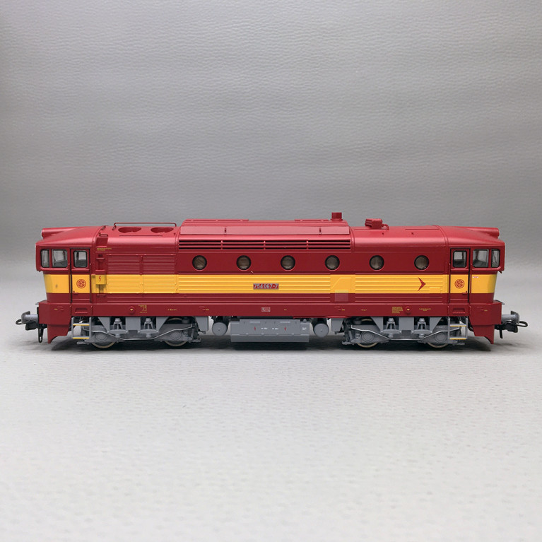 Locomotive diesel 754 067-7, CSD/CD, Ep. IV/V - ROCO 7310055 - HO 1/87
