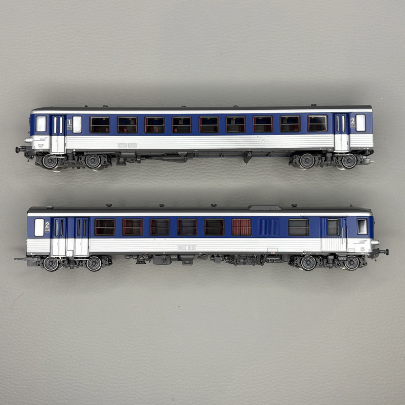 Autorail EAD X4638 + XR8650, TER, Nevers, Sncf, Ep. V - LSMODELS 11532 - HO 1/87