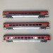 Coffret 3 voitures Railjet, ÖBB, Ep VI, 3 Rails - ROCO 74042 - HO 1/87