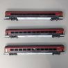 Coffret 3 voitures Railjet ÖBB Ep VI-HO 1/87-ROCO 74041