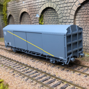 Wagon EVS gris, Hbis, SNCF, Ep. IV - LSMODELS 30681 - HO 1/87