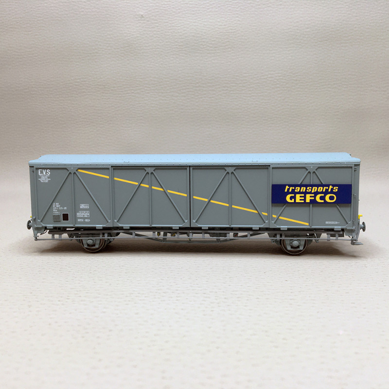 Wagon EVS "Gefco" gris, Hbis, SNCF, Ep. IV/V - LSMODELS 30686 - HO 1/87