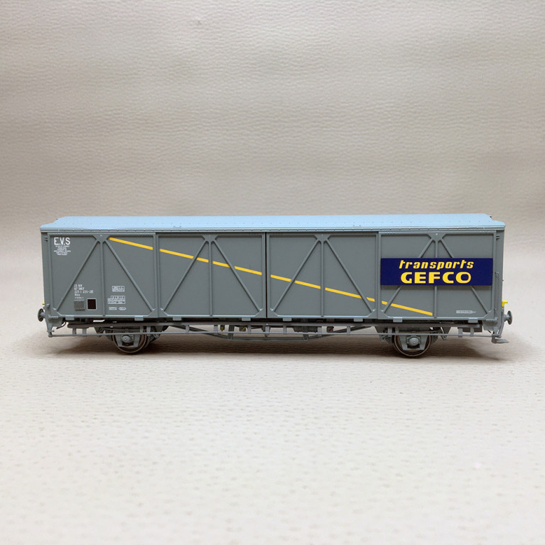 Wagon EVS "Gefco" gris, Hbis, SNCF, Ep. IV/V - LSMODELS 30686 - HO 1/87