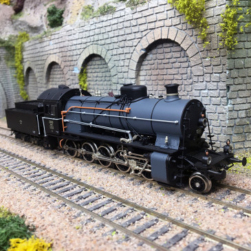 Locomotive à vapeur avec tender, série C 5/6 "Eléphant", CFF - MARKLIN 39253 - HO 1/87
