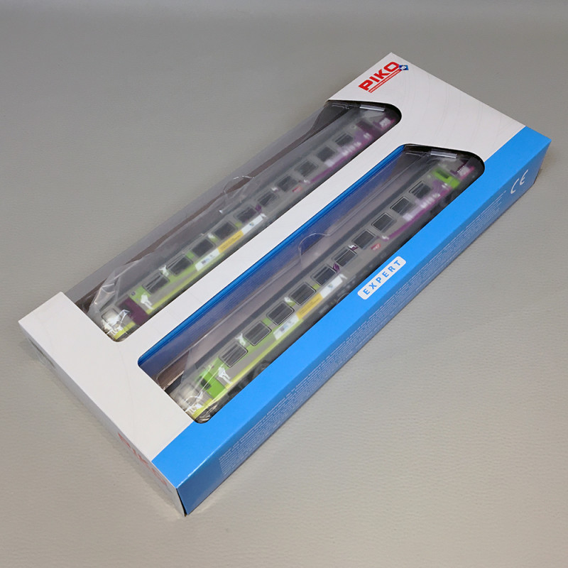 Piko 97105 – Set De 2 Voitures Corail PACA SNCF 1ère Et 2ème Classe – Échelle HO