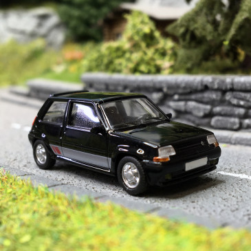 Renault 5 GT turbo phase 1, Noire - PCX87 / SAI 7237 - HO 1/87