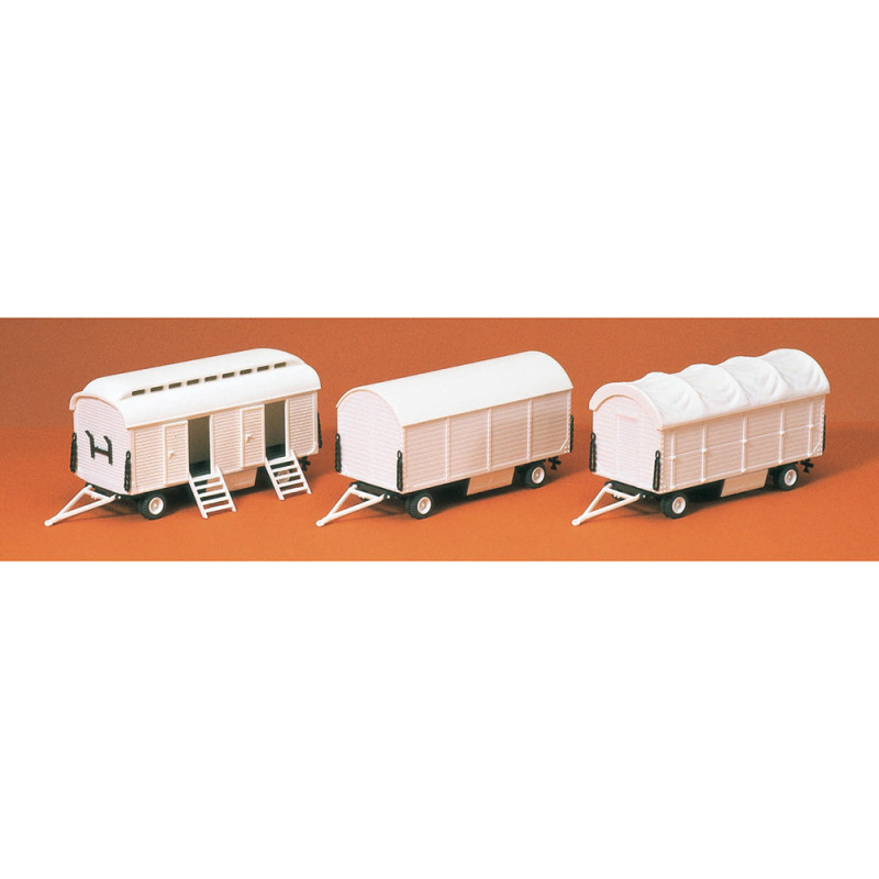 Figurines Preiser 20262 - Travailleurs De Cirque Montant La Tente, échelle HO 1:87