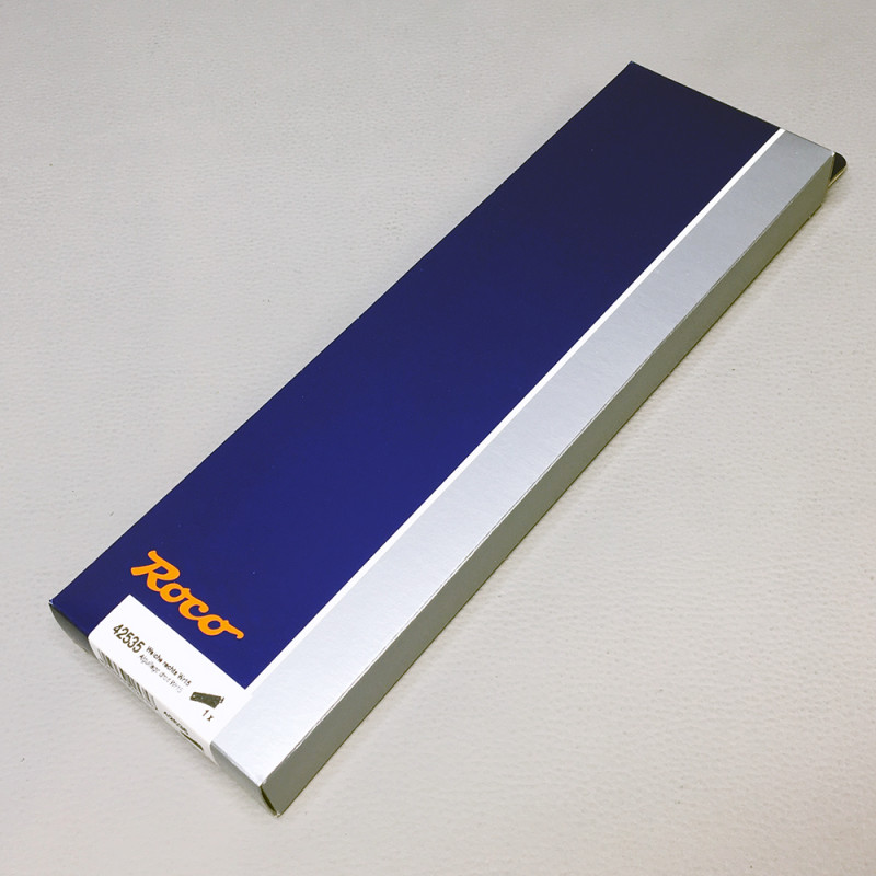 Aiguillage droit Wr15 Ballast souple, commande manuelle - ROCO 42535 - HO 1/87