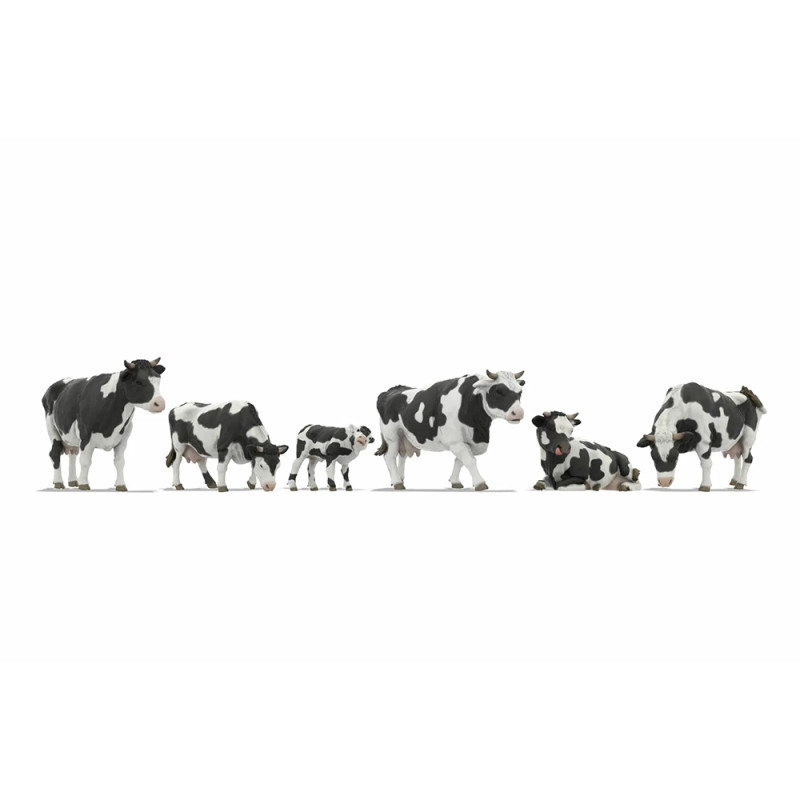 Lot De 60 Figurines De Vaches En Plastique – Échelle 1:150 – Pour Maquette Ferroviaire N – Paysage Agricole