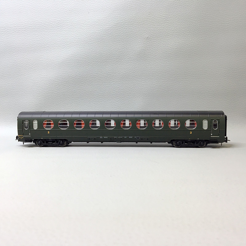 Voiture allégée état B10, "Saucisson", SNCF, Ep. III - REE VB473 - HO 1/87