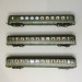 3 voitures allégées état, B10 + B5d, "Saucisson", SNCF, Ep. III - REE VB470 - HO 1/87