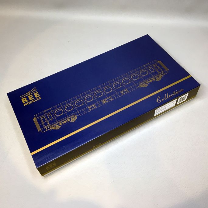 3 voitures allégées état, B10 + B5d, "Saucisson", SNCF, Ep. III - REE VB470 - HO 1/87