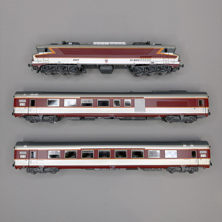 Coffret grand confort SNCF "Capitole", Ep. IV - LSMODELS 11003 - HO 1/87