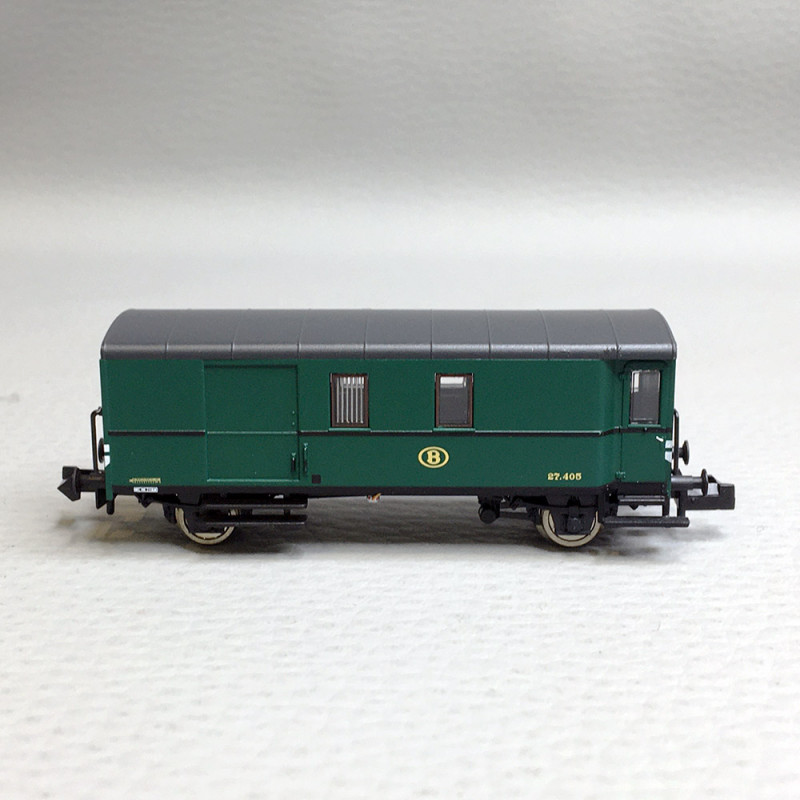 Wagon à bagages train de marchandises, SNCB, Ep. III - FLEISCHMANN 830156 - N 1/160