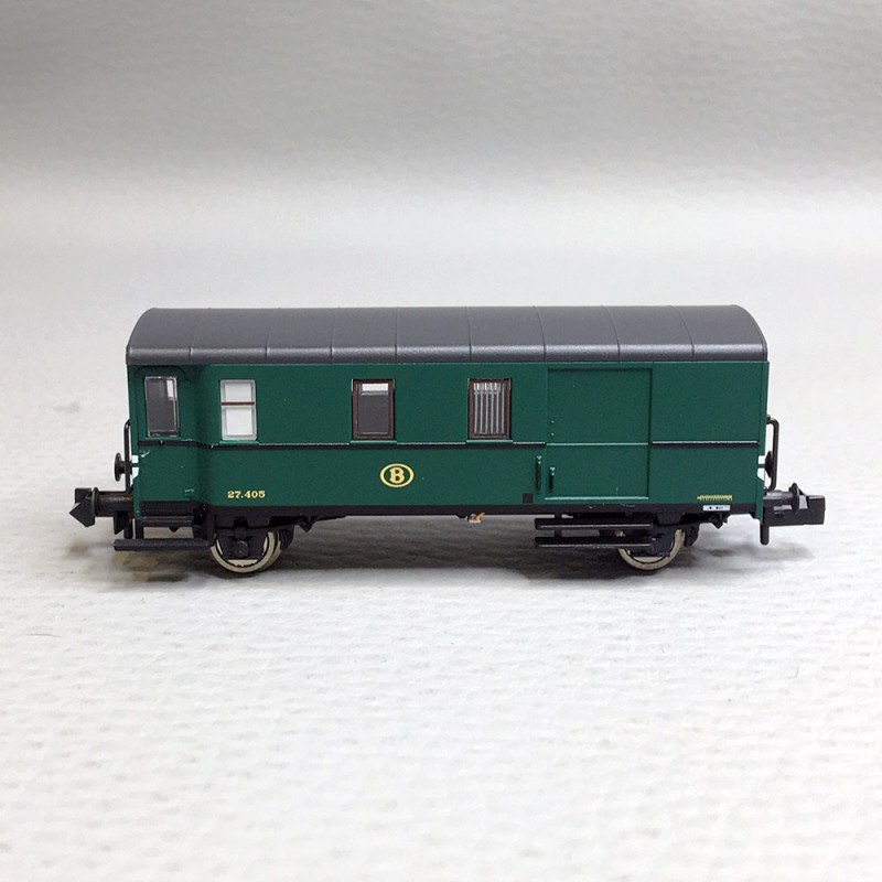 Wagon à bagages train de marchandises, SNCB, Ep. III - FLEISCHMANN 830156 - N 1/160