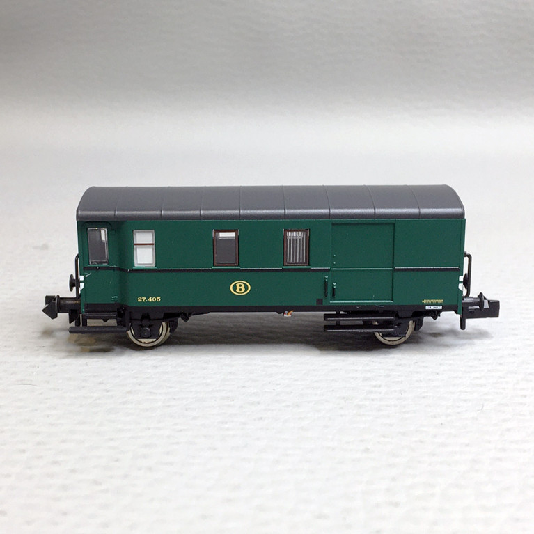 Wagon à bagages train de marchandises, SNCB, Ep. III - FLEISCHMANN 830156 - N 1/160