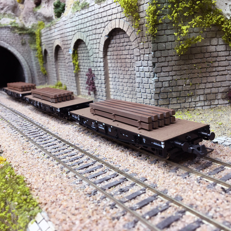 3 wagons robustes, NS, Ep. III - ROCO 6600016 - HO 1/87