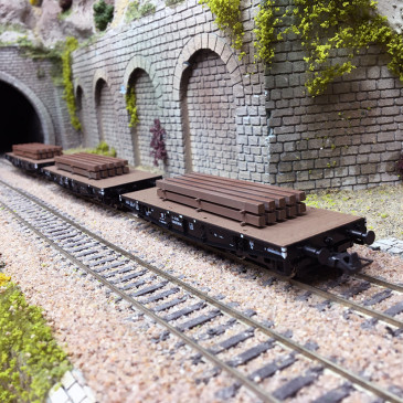 3 wagons robustes, NS, Ep. III - ROCO 6600016 - HO 1/87