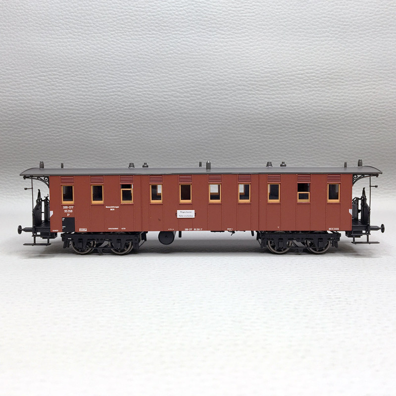 Voiture voyageur X4, SBB, Ep. III - BRAWA 45712 - HO 1/87