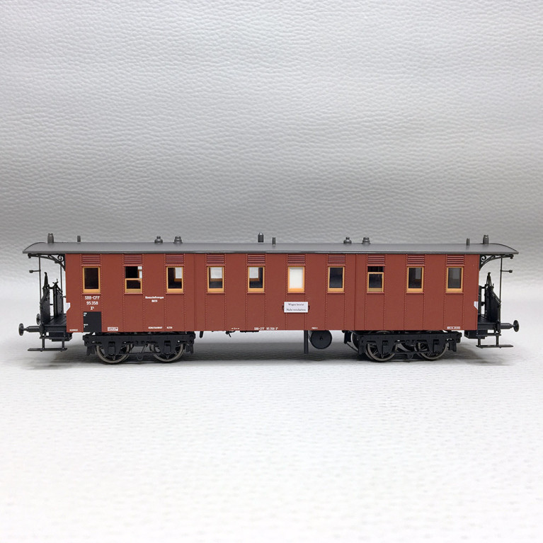 Voiture voyageur X4, SBB, Ep. III - BRAWA 45712 - HO 1/87