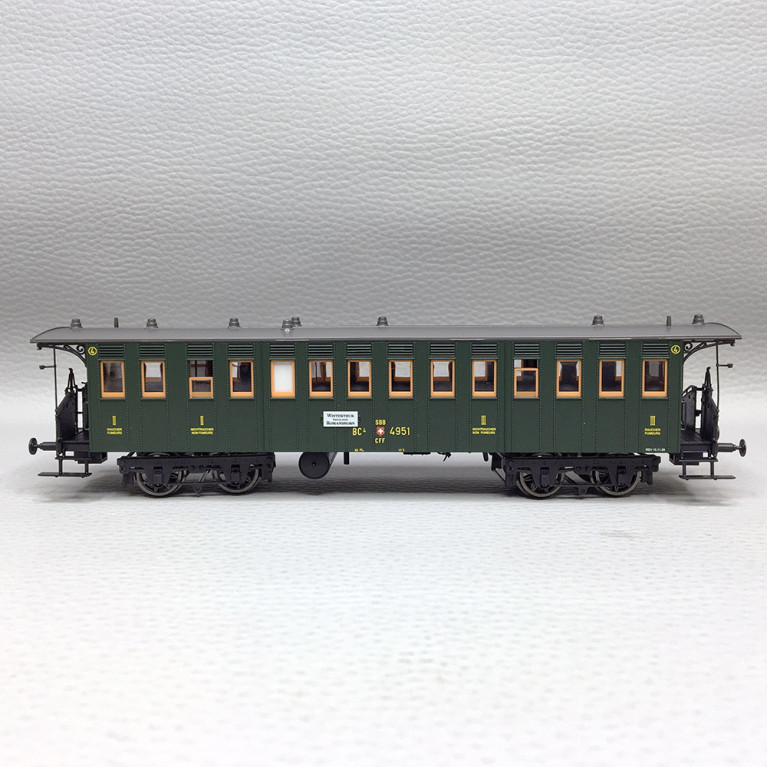 Voiture voyageur BC4, SBB, Ep. II - BRAWA 45713 - HO 1/87