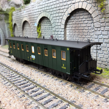 Voiture voyageur C4, SBB, Ep. II - BRAWA 45714 - HO 1/87