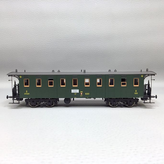 Voiture voyageur C4, SBB, Ep. II - BRAWA 45714 - HO 1/87