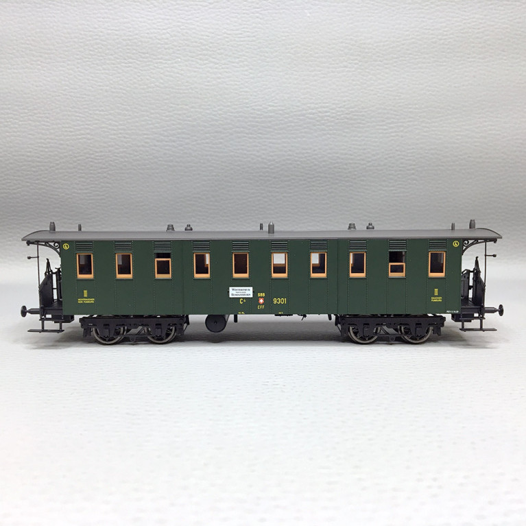 Voiture voyageur C4, SBB, Ep. II - BRAWA 45714 - HO 1/87