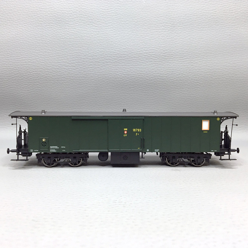 Wagon à bagage F4, SBB, Ep. II - BRAWA 45715 - HO 1/87