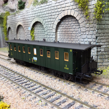 Voiture voyageur C4, SBB, Ep. II - BRAWA 45716 - HO 1/87