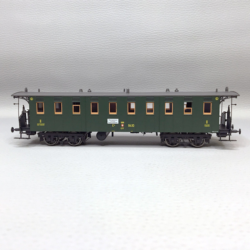 Voiture voyageur C4, SBB, Ep. II - BRAWA 45716 - HO 1/87