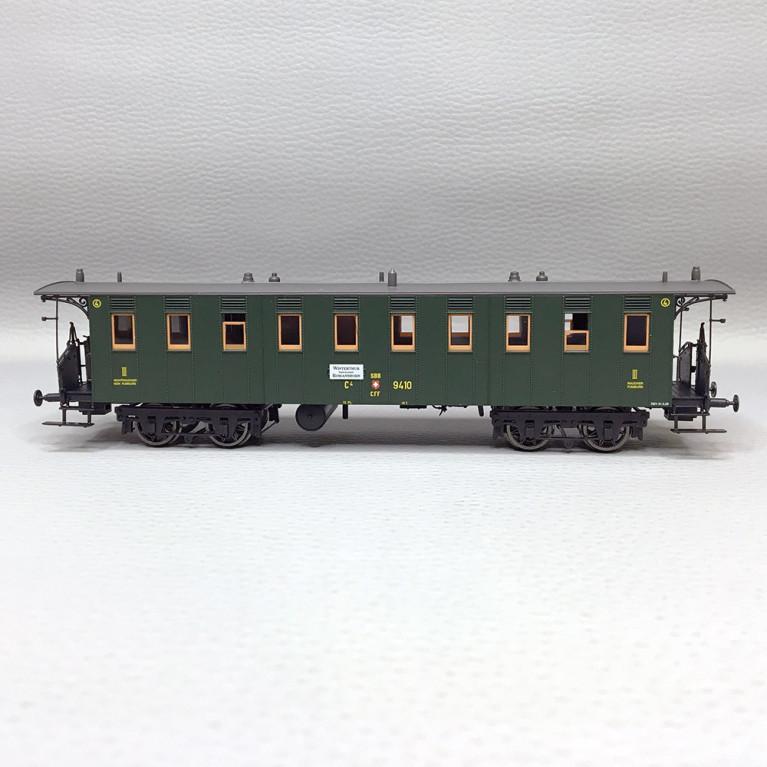 Voiture voyageur C4, SBB, Ep. II - BRAWA 45716 - HO 1/87
