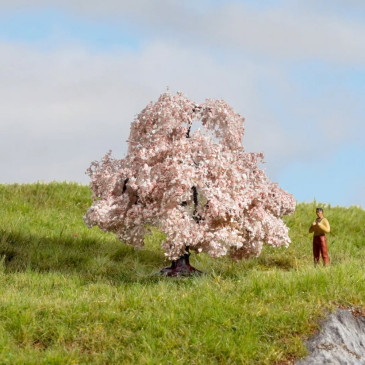 Arbre Cerisier en fleurs, hauteur 6 cm "Noch Master" - NOCH 20147