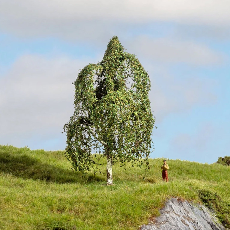 Arbre Bouleau argenté, hauteur 12 cm "Noch Master" - NOCH 20121