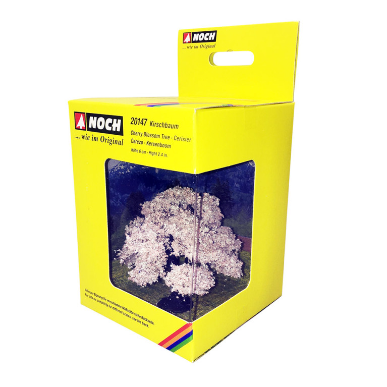 Arbre Cerisier en fleurs, hauteur 6 cm "Noch Master" - NOCH 20147