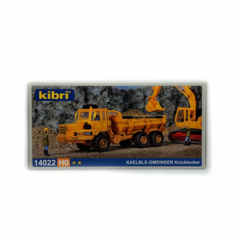 Camion articulé à benne basculante   maquette à monter  -HO-1/87-KIBRI 14022