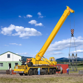 Camion grue télescopique Liehberr 1120 maquette à monter  -HO-1/87-KIBRI 13012